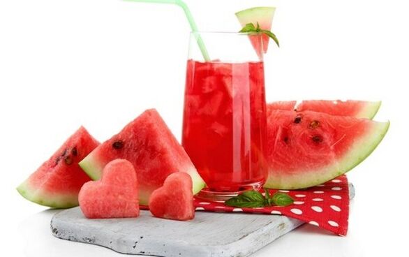 watermelon agus sú watermelon do meáchain caillteanas